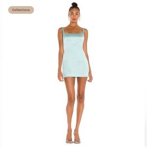Gauge 81 Junin mini dress in ice blue